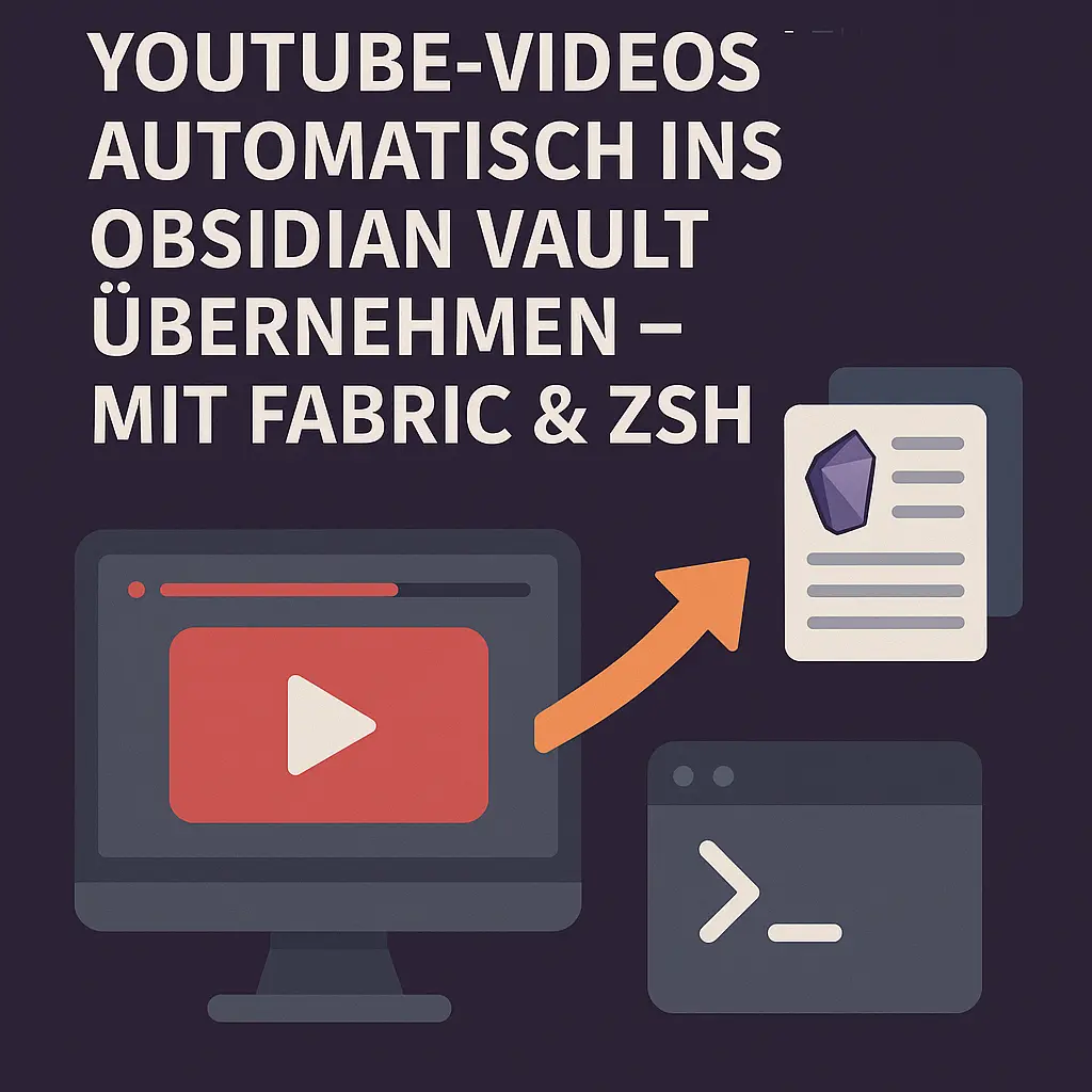 convert YouTube videos to Obsidian notes