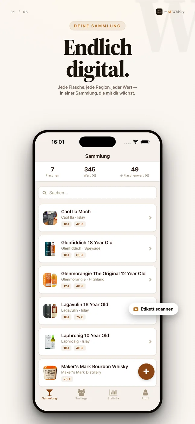 mAI Whisky & mAI Wine — Screenshot 1